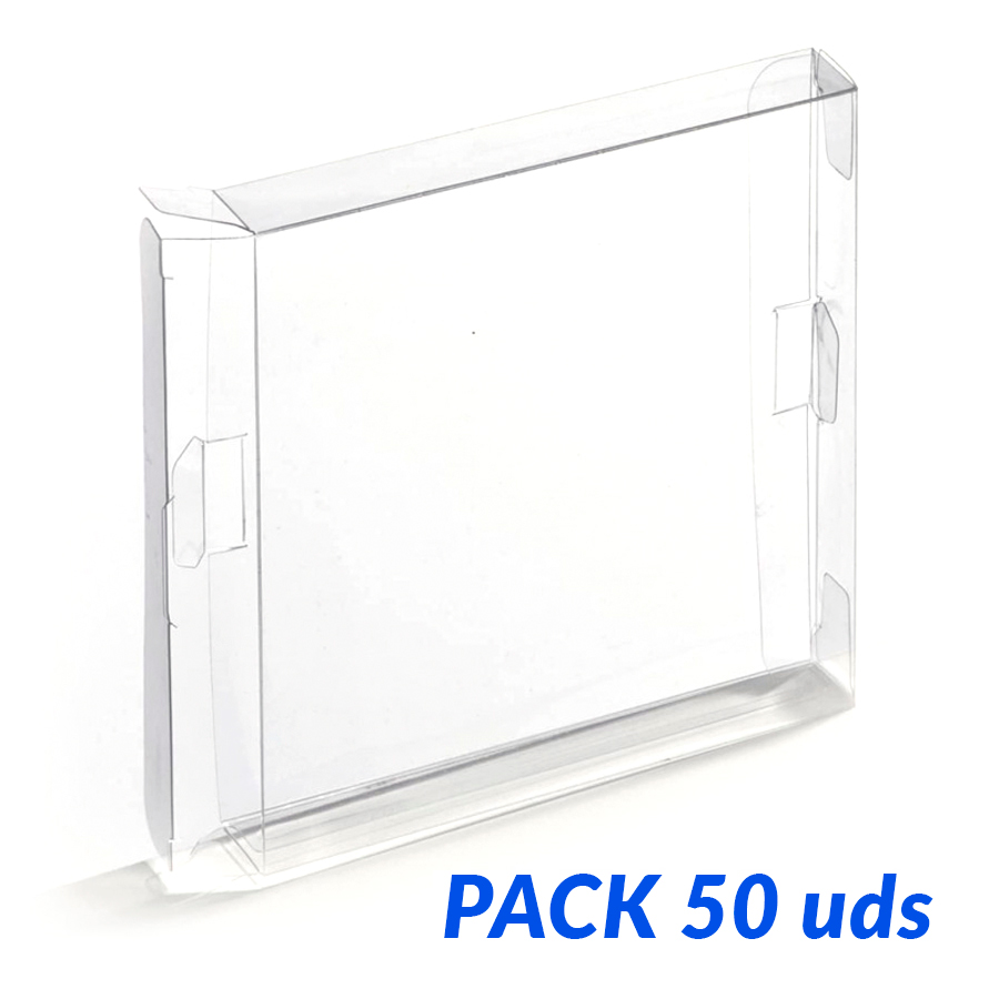 Set 50 Fundas Protectoras PET para Juegos Caja Estandar Switch Switch 2