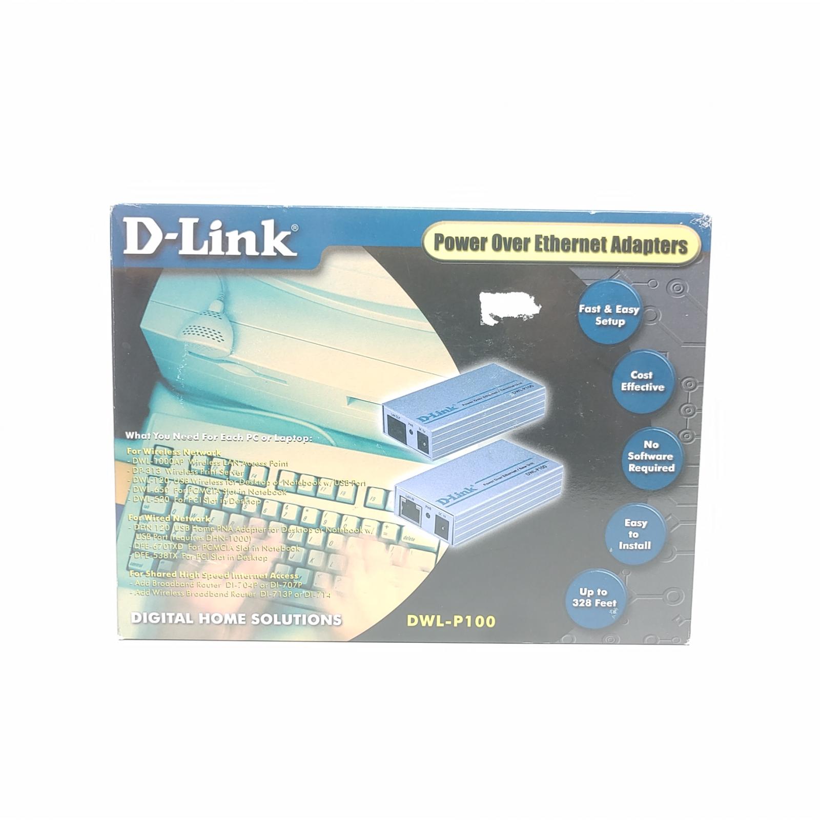 Adaptador de Corriente por Ethernet DLink DWL-P100