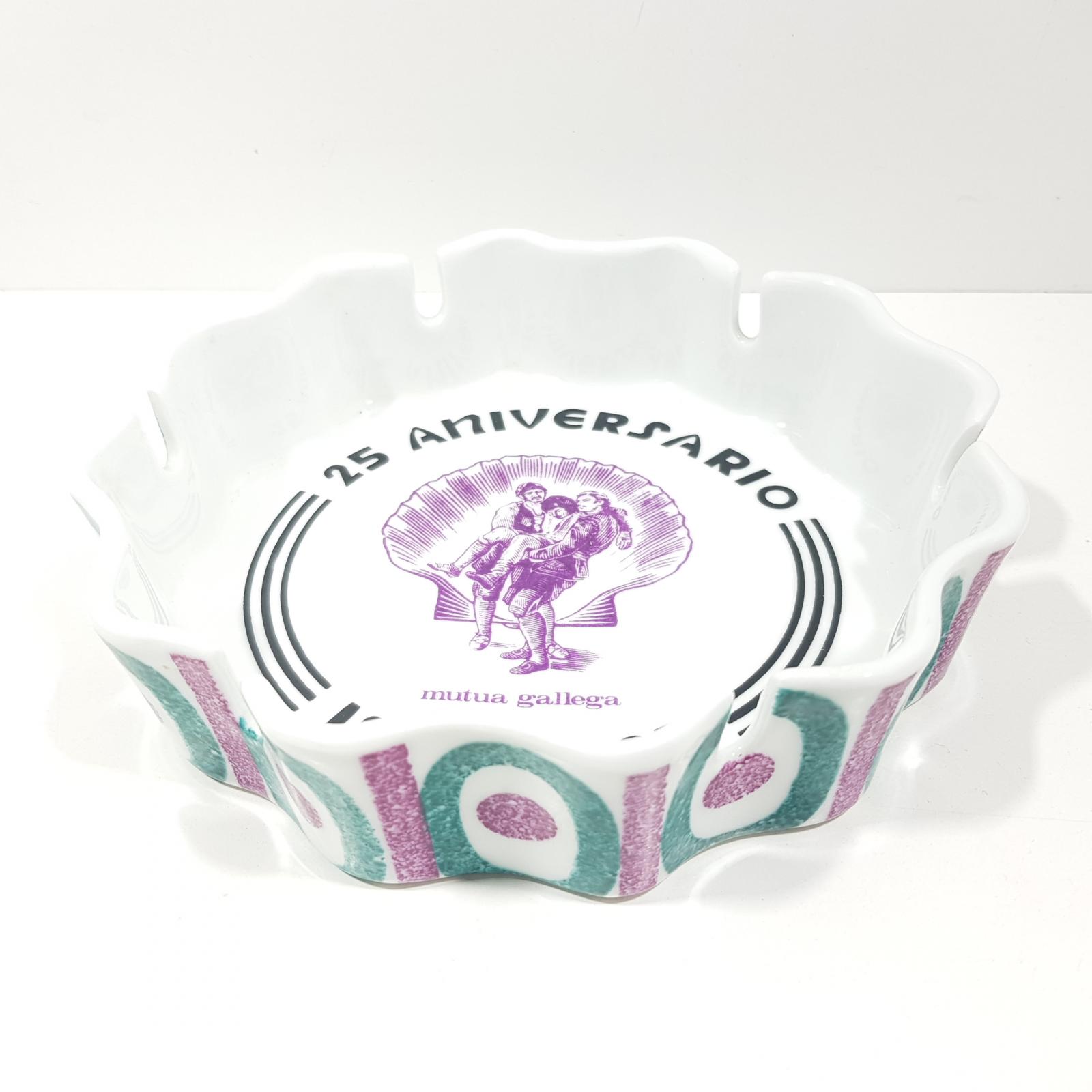 Sargadelos Cenicero Mutua Gallega 25 Aniversario