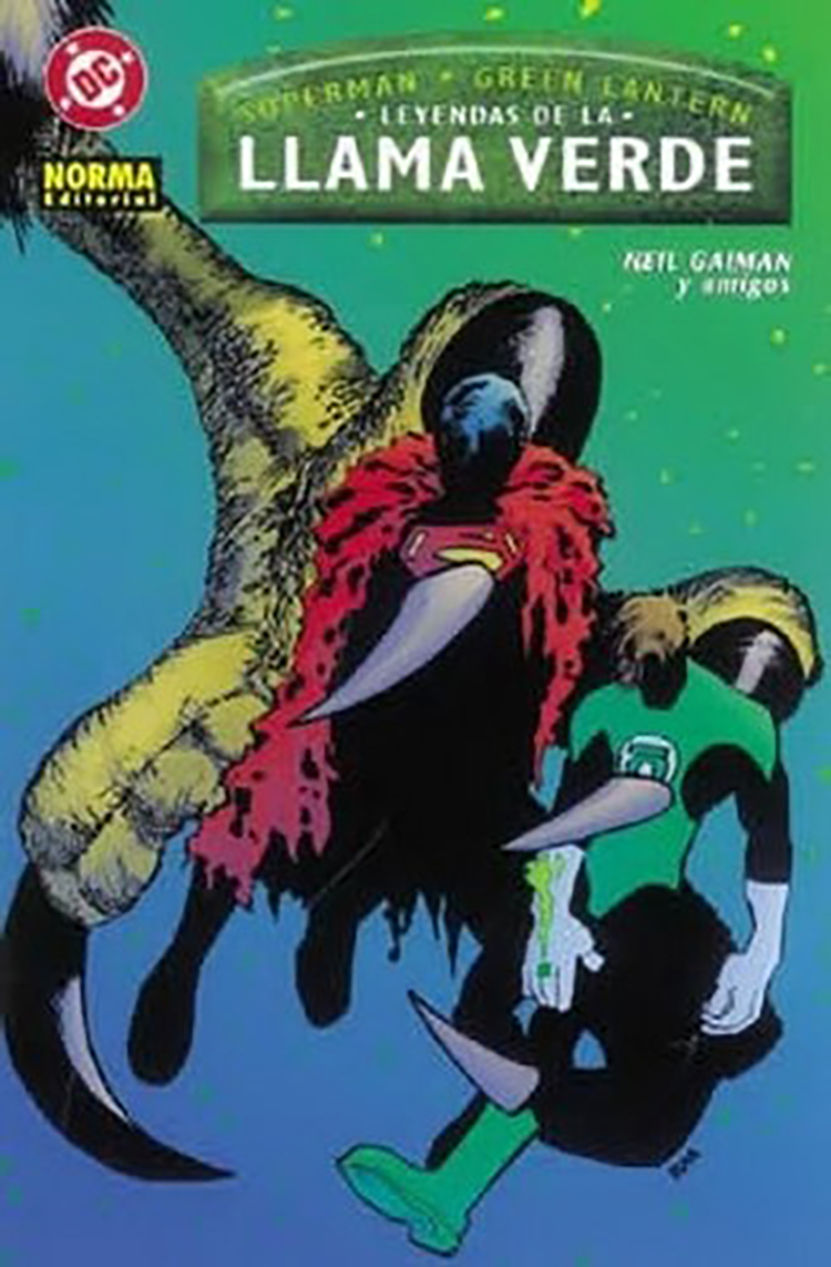 Comic Superman Green Lantern: Leyendas de la Llama Verde Norma