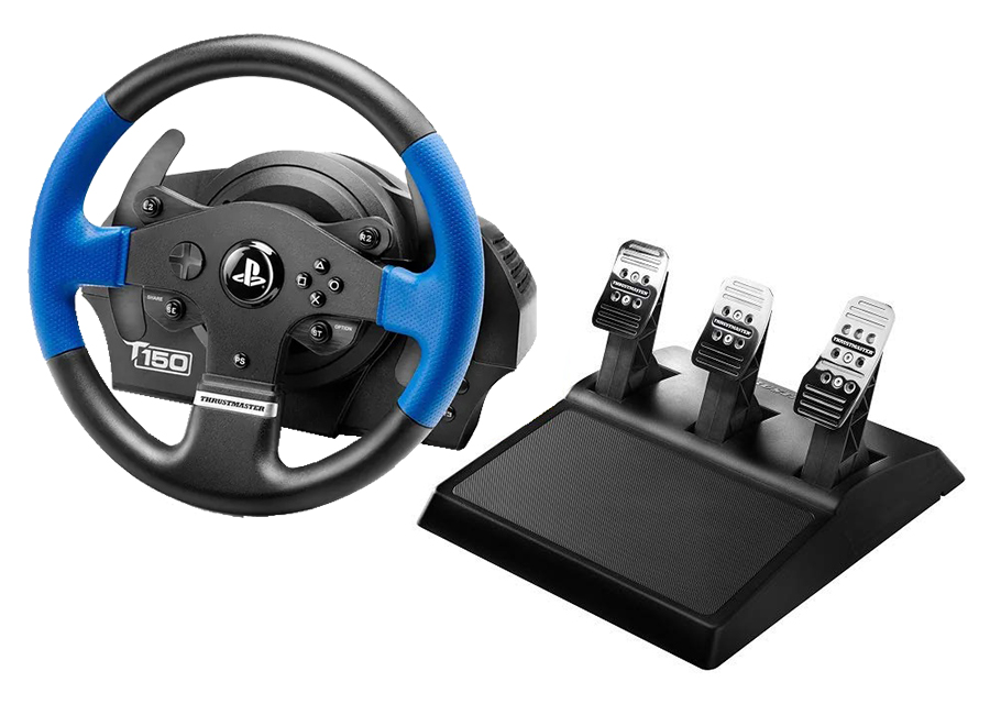 Volante Thrustmaster T150 Force Feedback + Pedales Thrustmaster T3PA PS3/PS4