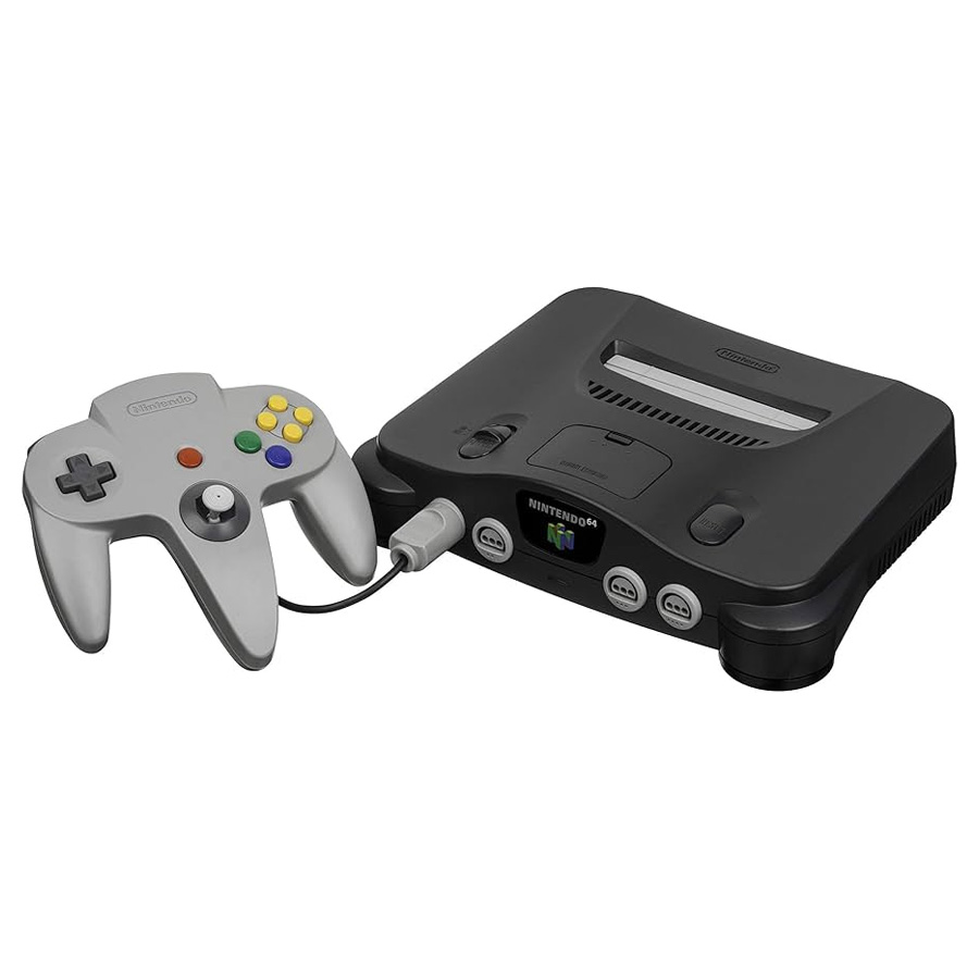 Pack: Nintendo 64 Negra + Mando Original Gris