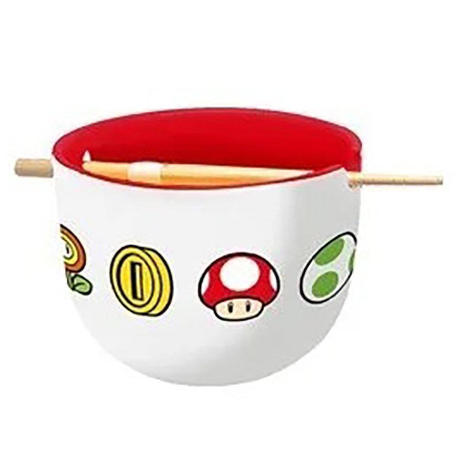 Cuenco Ramen con Palillos Super Mario Stor