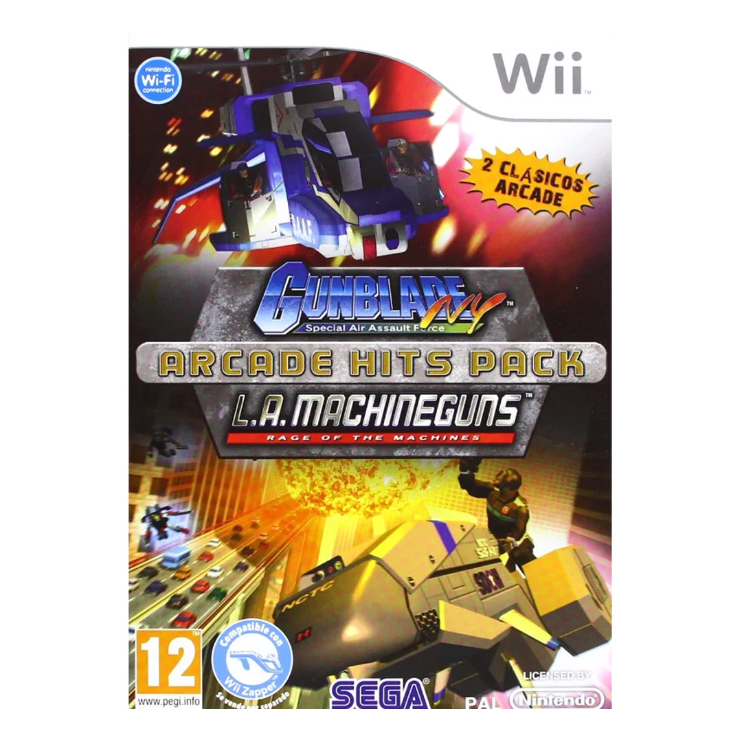 GunBlade Arcade hits pack l.a. macrhineguns Wii (SP)