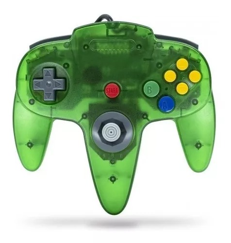 Mando Nintendo 64 Verde Transparente