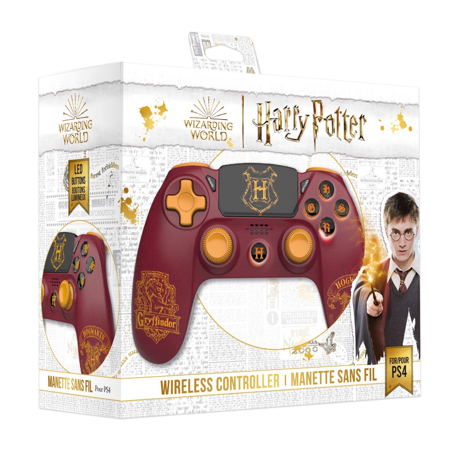 Mando Inalambrico Harry Potter Gryffindor PS4