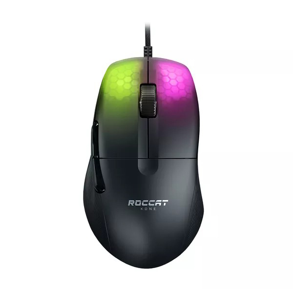 Reacondicionado: Raton Optico Ergonomico Gaming Roccat Kone Pro Negro PC