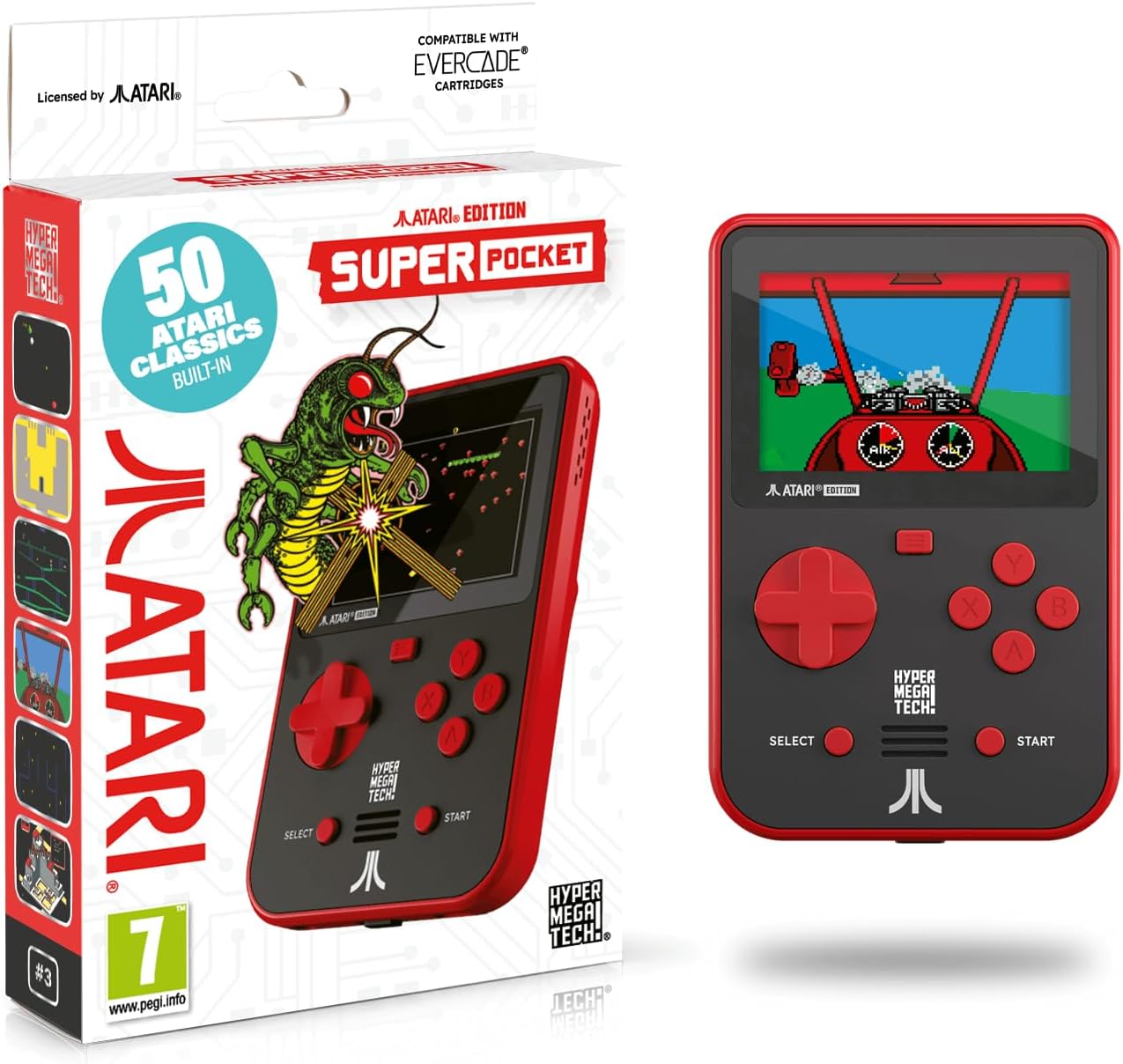 Consola Super Pocket Atari Edition Evercade