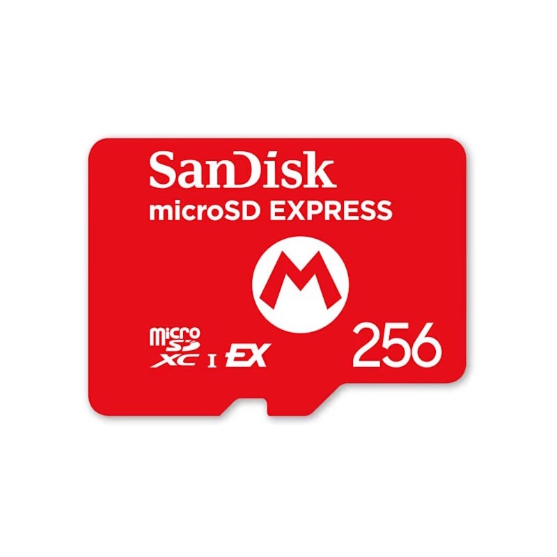 Tarjeta Micro SD Express Sandisk 256 GB Nintendo Switch 2