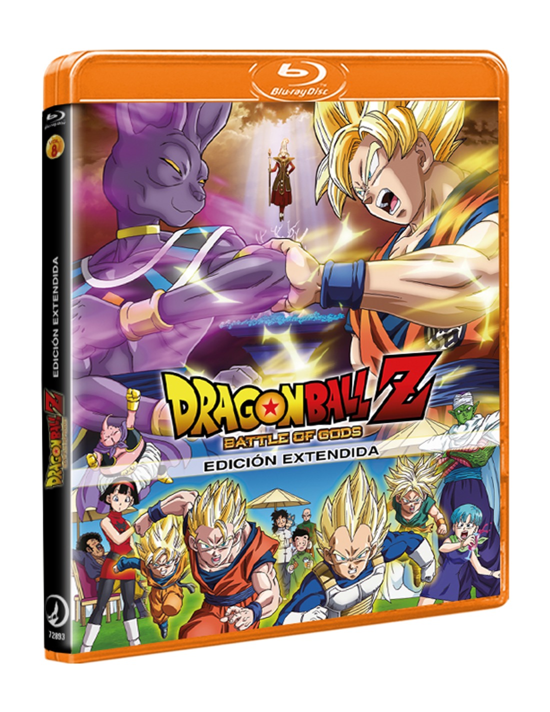 Dragon Ball Z Las Peliculas Volumen 8 Battle of Gods Version Extendida BluRay (SP)