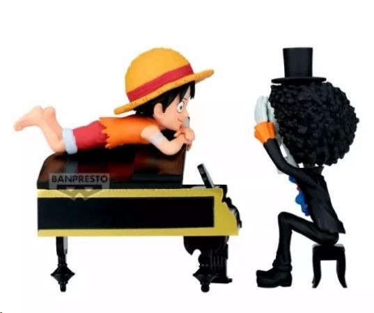 Figura One Piece Luffy & Brook WCF Log Stories Banpresto