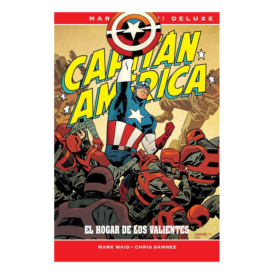 Comic capitan America Marvel Now Deluxe El Hogar de los Valientes Panini