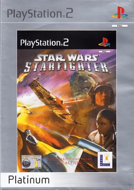 Star Wars Starfighter Platinum PS2 (UK)