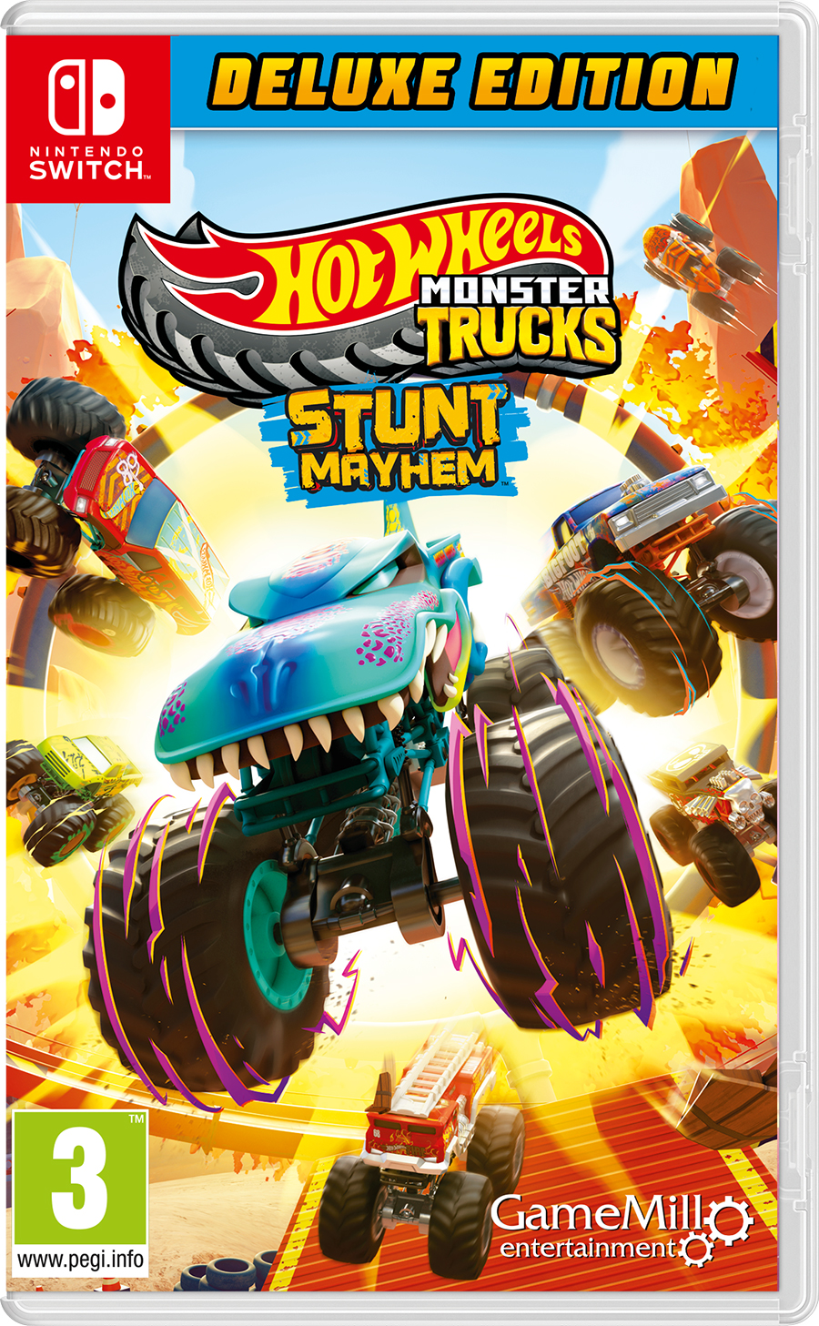 Hot Wheels Monster Trucks Stunt Mayhem Deluxe Edition Switch (SP)