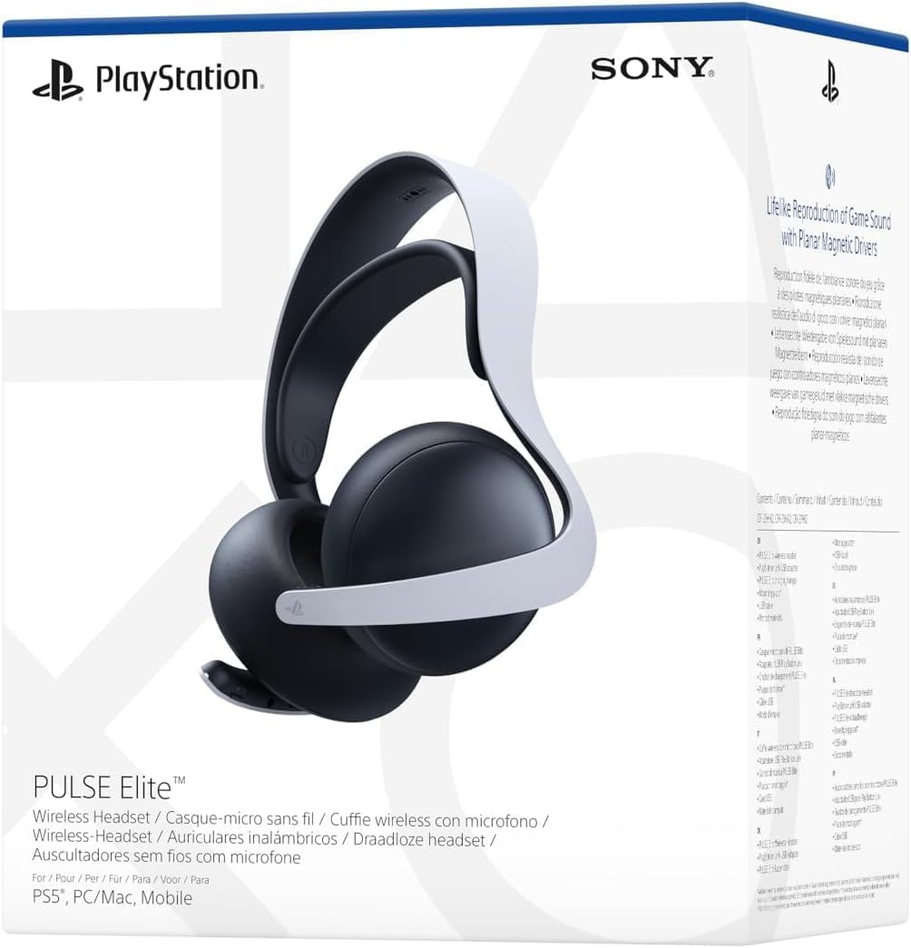 Headset Inalambricos PULSE Elite Blanco + Estuche PS5