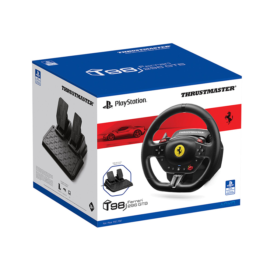 Reacondicionado: Volante Thrustmaster T98-P Ferrari 296 GTB PS4/PS5/PC