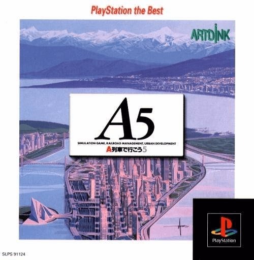 A5 A-Ressha de Ikou 5 Playstation The Best PSX (JP)