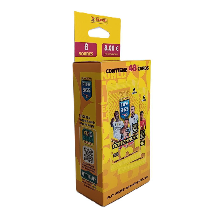 Ecoblister 8 Sobres Fifa 365 Adrenalyn XL 2026 Panini