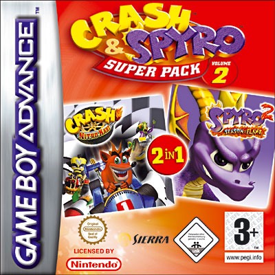 Crash & Spyro SuperPack Vol 2 GBA (SP)