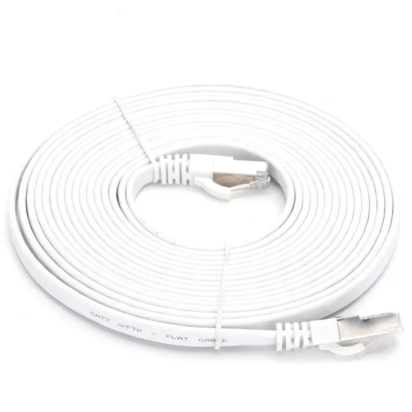 Cable de Conexion CAT7 Blanco 5m Aigostar