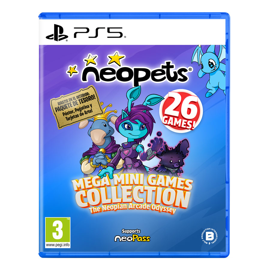 Neopets Mega Mini Games Collection The Neopian Arcade Odyssey Day One Edition PS5 (SP)
