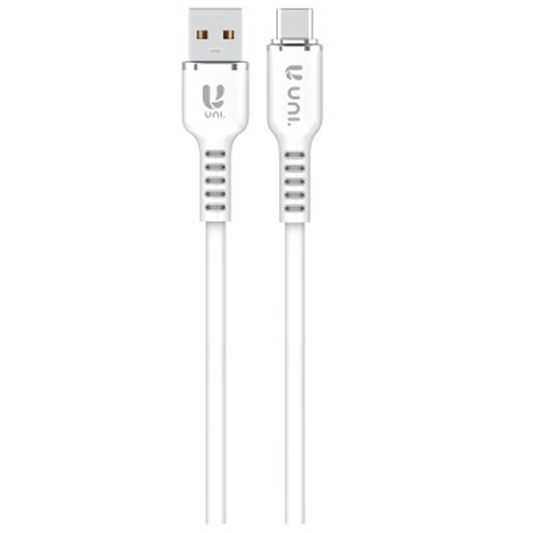 Cable USB CB1676 a Tipo-C 5A Carga Rapida Blanco