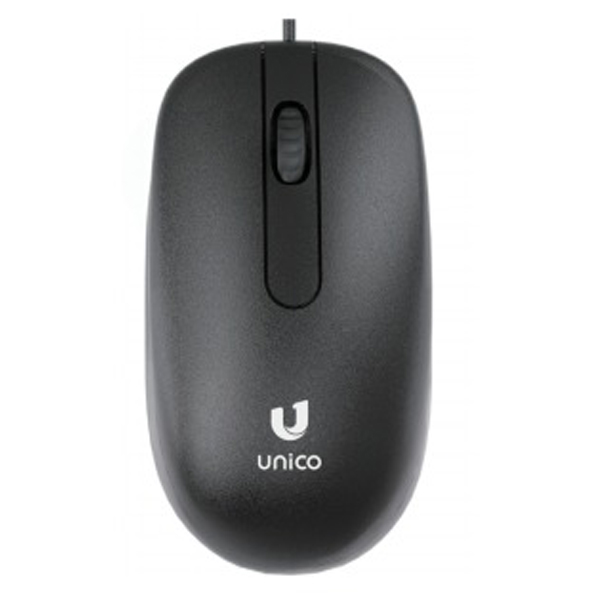 Raton con Cable 3D DPI 1200 MS1853 Unico 1.5m Negro