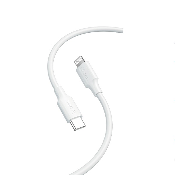 Cable USB-C a Lightning CB1208 Unico 30W 1m Blanco