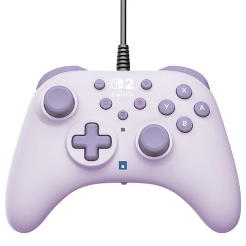 Mando Hori con Cable Turbo Lavanda Switch/Switch 2