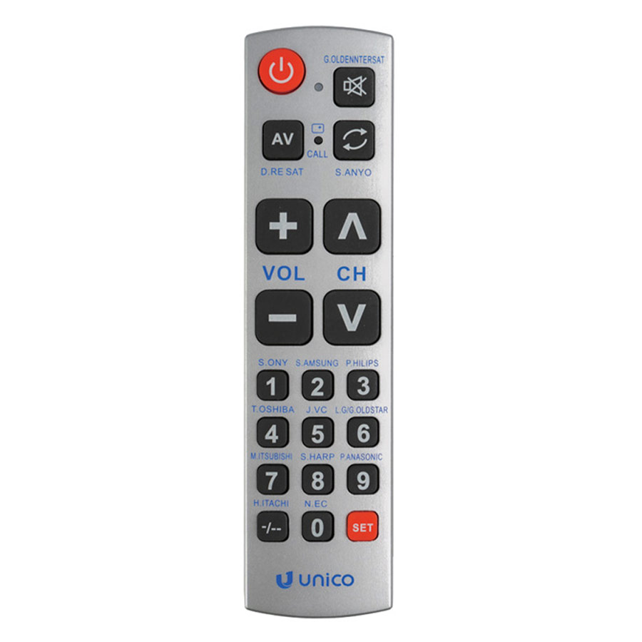 Mando TV Universal para Personas Mayores RT9661 Unico