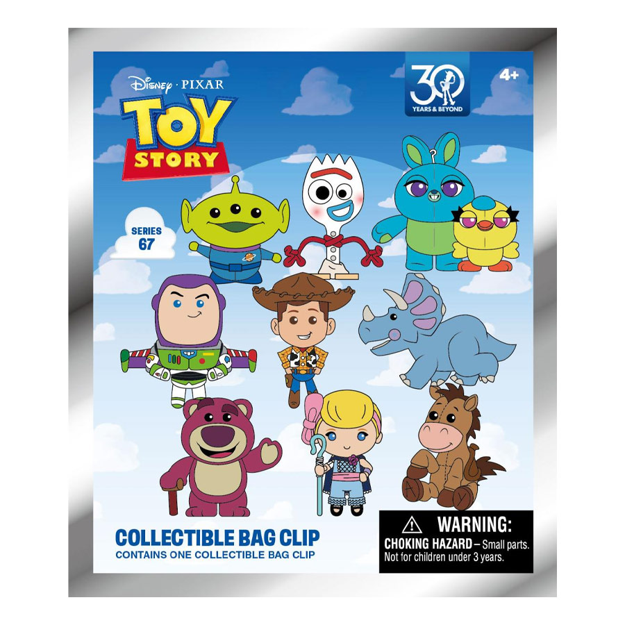 Figura Sorpresa Clip para Bolsas Disney Toy Story Monogram