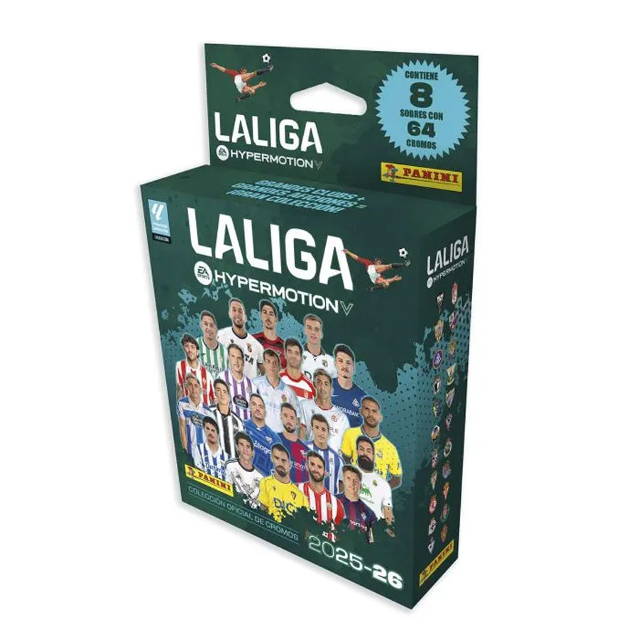 Ecoblister 8 Sobres Liga Hypermotion 2025-26 Panini