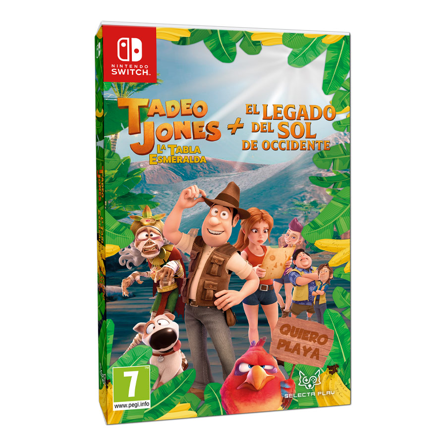 Tadeo Jones 3 La Tabla Esmeralda + El Legado del Sol de Occidente Switch (SP)