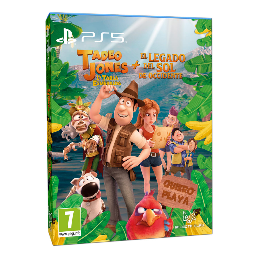 Tadeo Jones 3 La Tabla Esmeralda + El Legado del Sol de Occidente PS5 (SP)