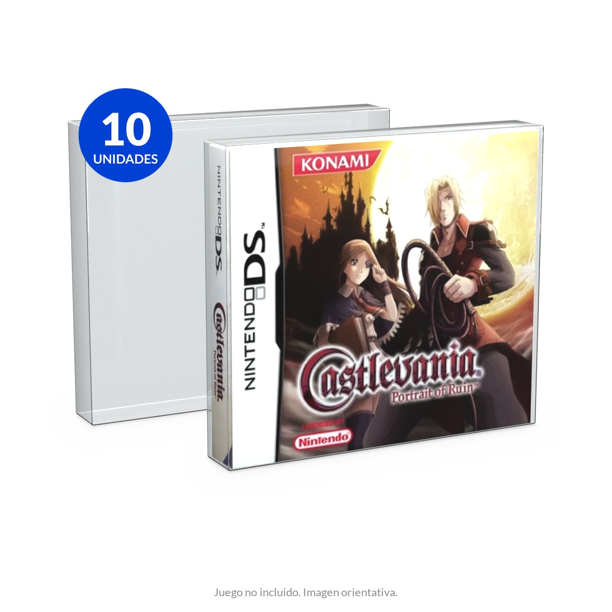 Set 10 Fundas Protectoras PET para Juegos DS