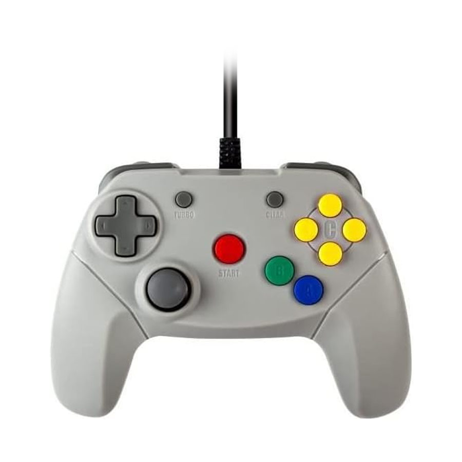 Mando Con Cable Gris Nintendo 64 Under Control N64