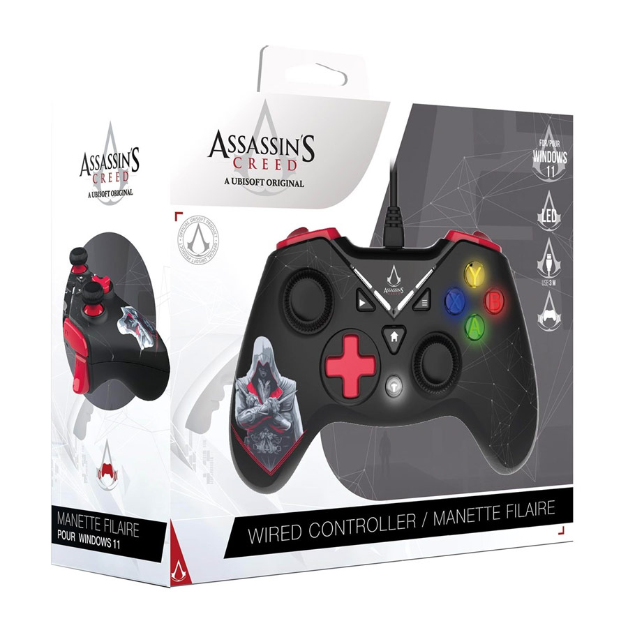 Mando Assassins Creed Negro y Rojo PC