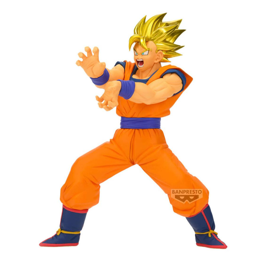 Figura Dragon Ball Z Son Goku Super Saiyan Kame Hame Ha Banpresto