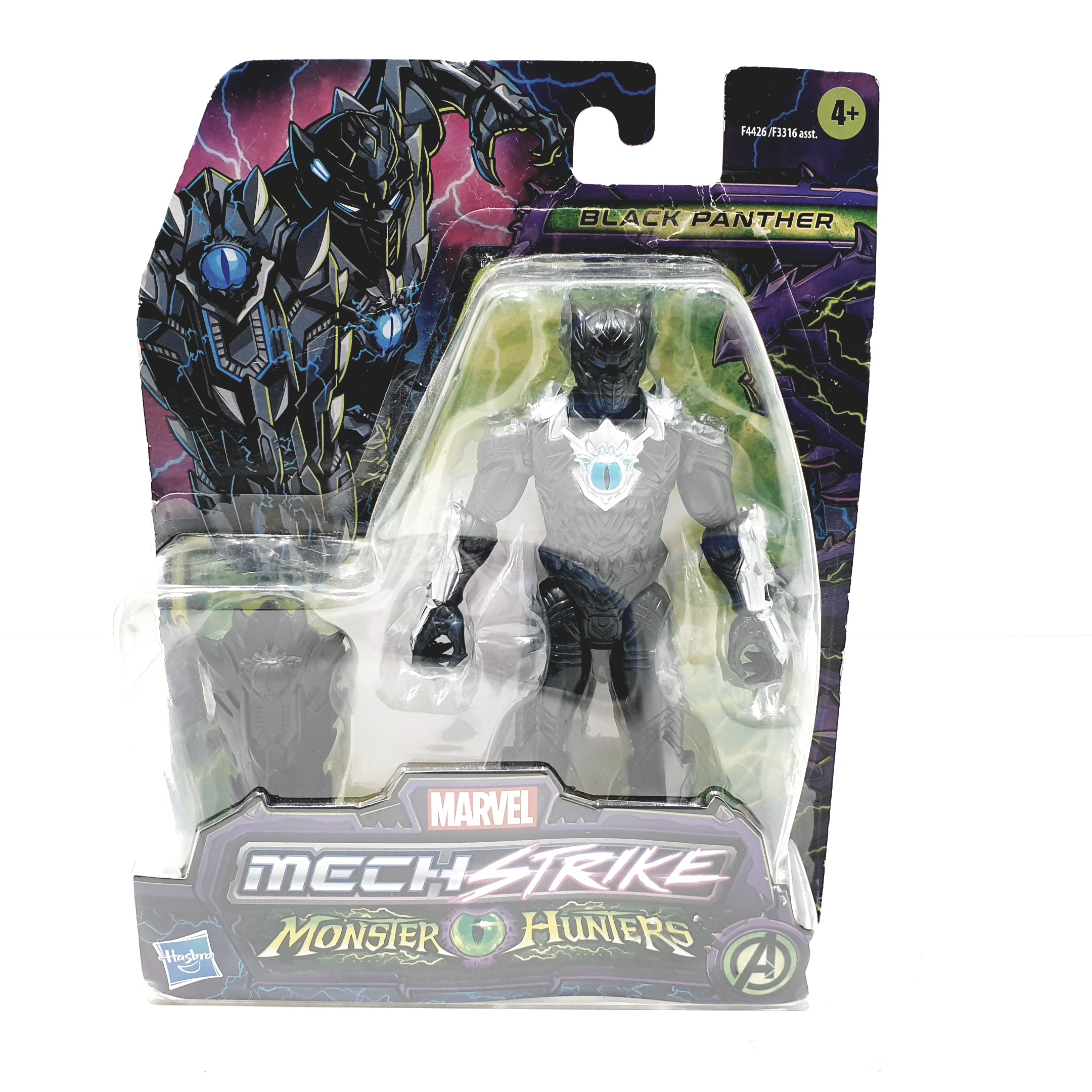 Figura Black Panther Avengers Mech Strike Monster Hunters