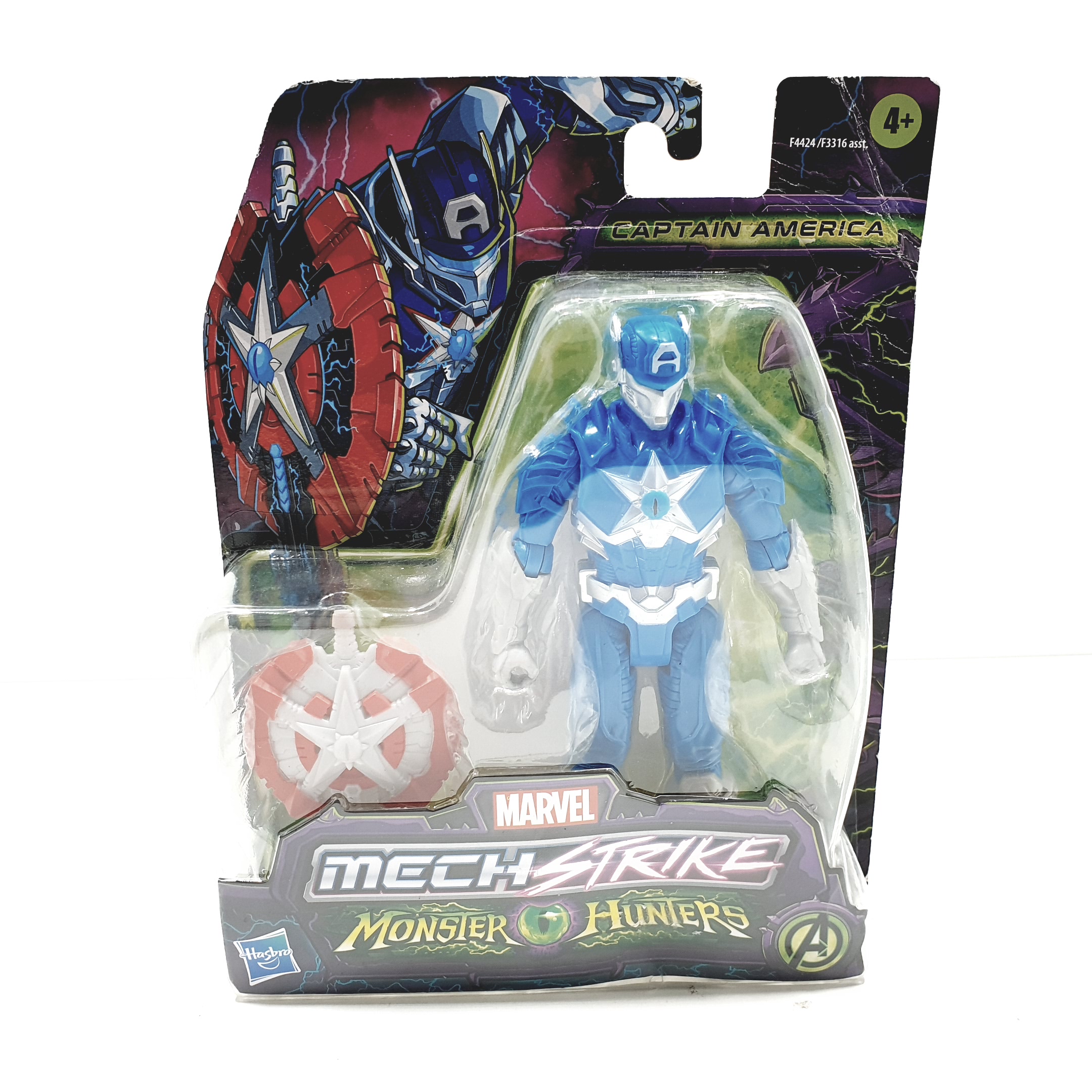 Figura Capitan America Marvel Avengers Mech Strike 15cm