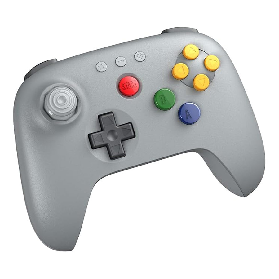 Mando 8Bitdo 64 Bluetooth Classic Grey Switch/Switch2/PC/Android