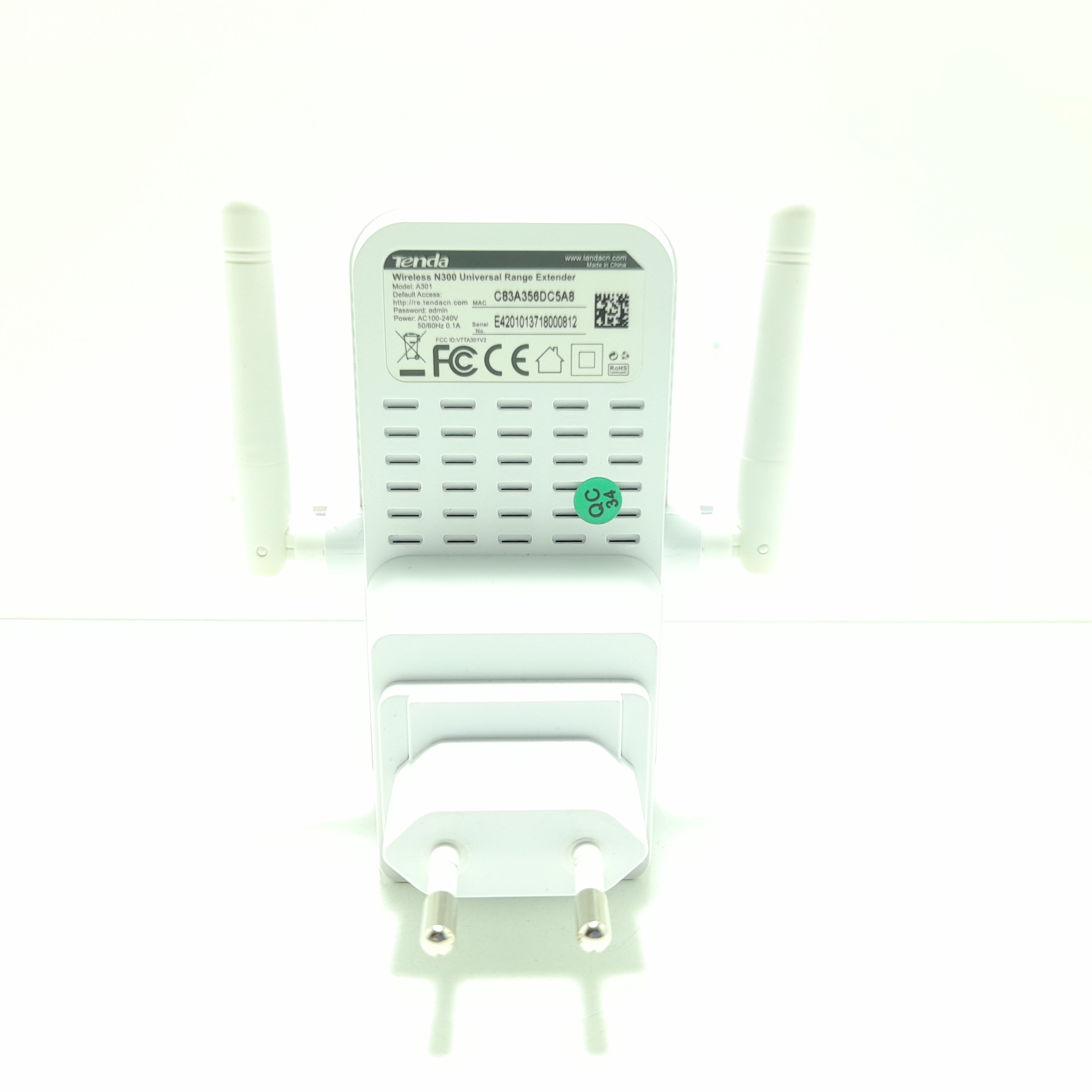 Repetidor Extensor de Red WiFi Tenda A301
