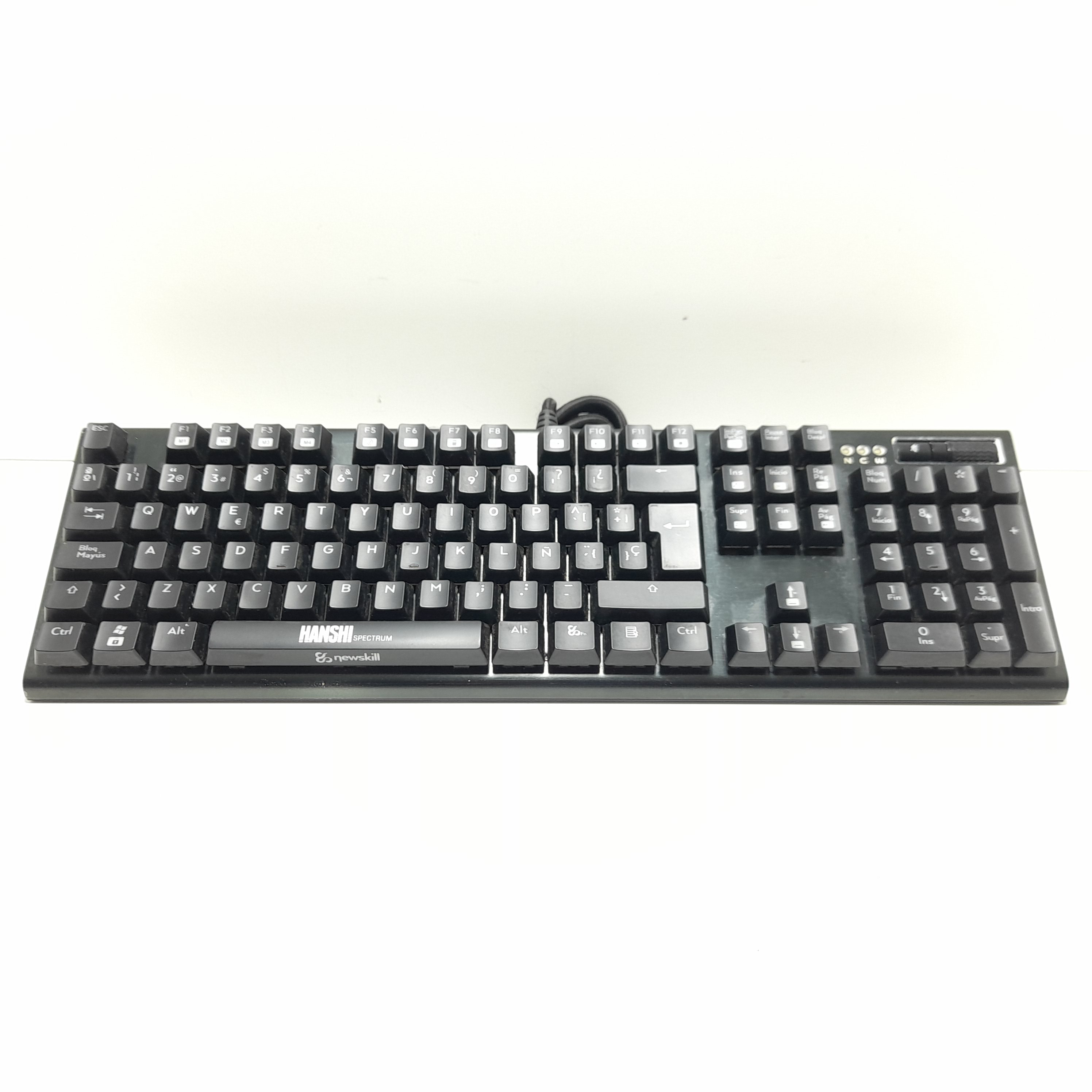 Teclado Gaming Newskill Hanshi Spectrum Negro