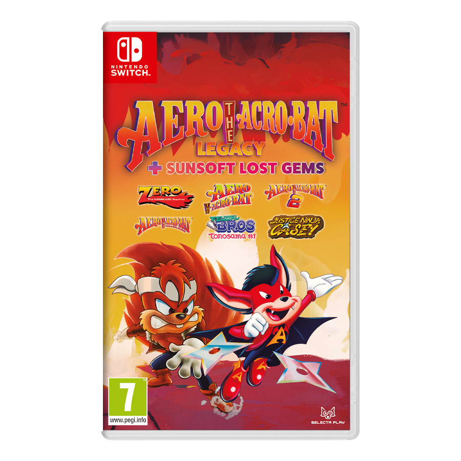 Aero The Acro-Bat Legacy + Sunsoft Lost Gems Switch (SP)