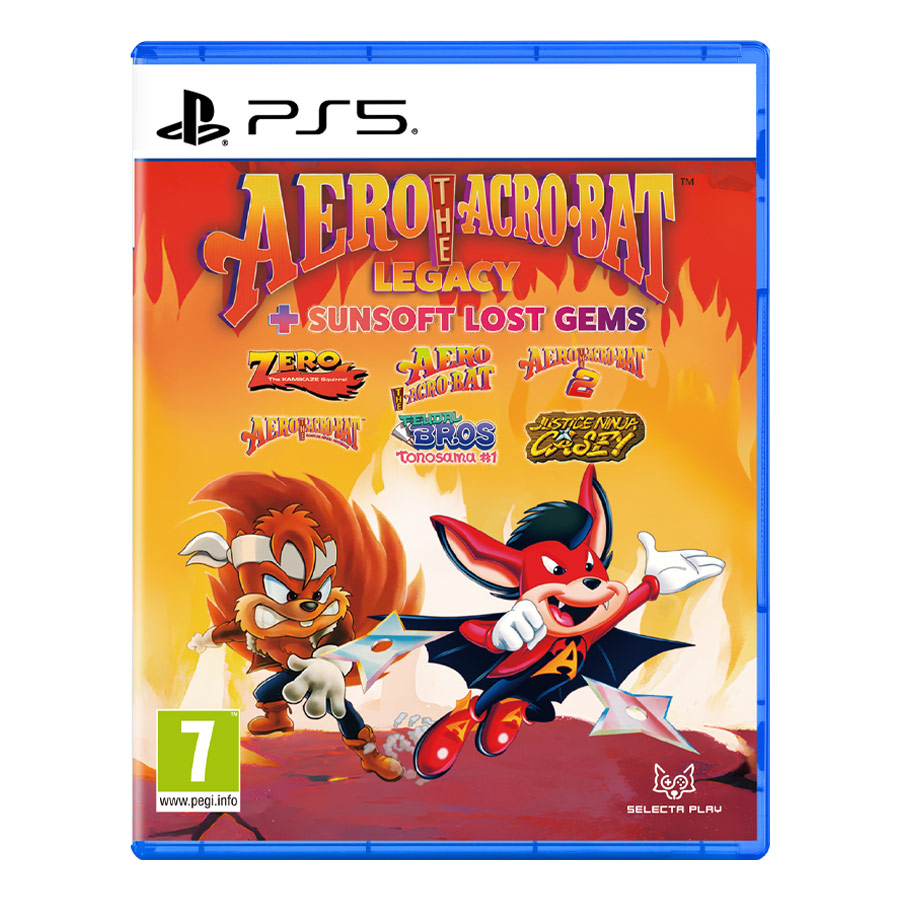 Aero The Acro-Bat Legacy + Sunsoft Lost Gems PS5 (SP)