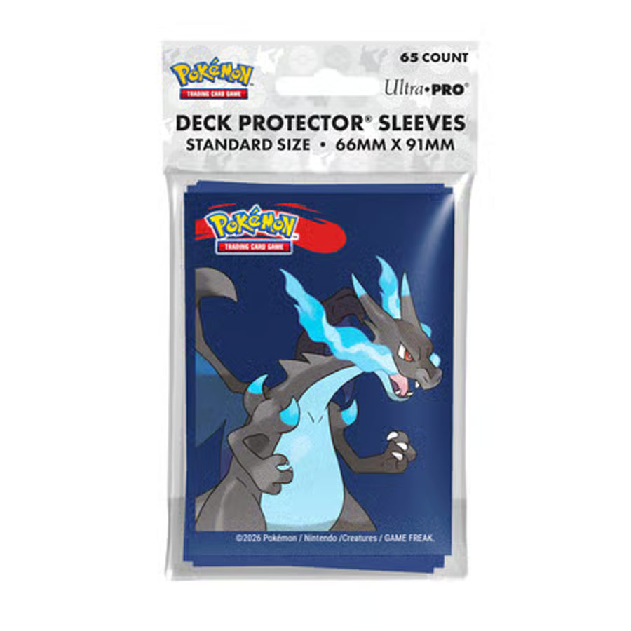 Paquete de Fundas para Cartas Pokemon TCG Mega Charizard X Ultra Pro