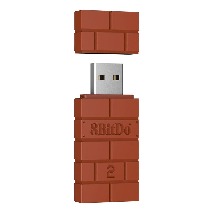 Adaptador Inalambrico 8BitDo 2 Marron PC/Switch/Switch 2