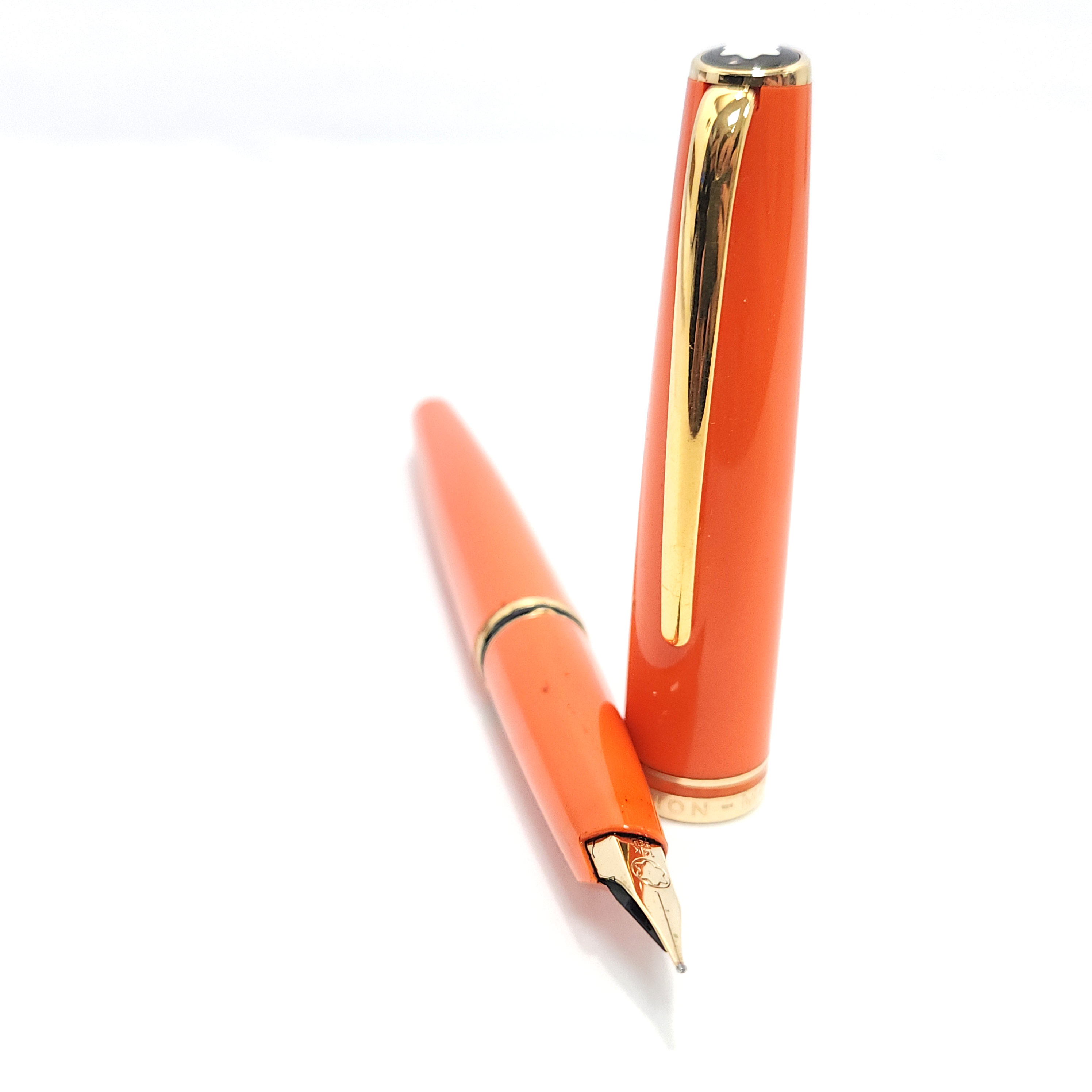 Pluma Estilografica Mont Blanc Generation Naranja
