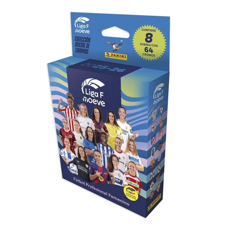 Ecoblister 8 Sobres Cromos Liga Femenina 2025-26 Panini