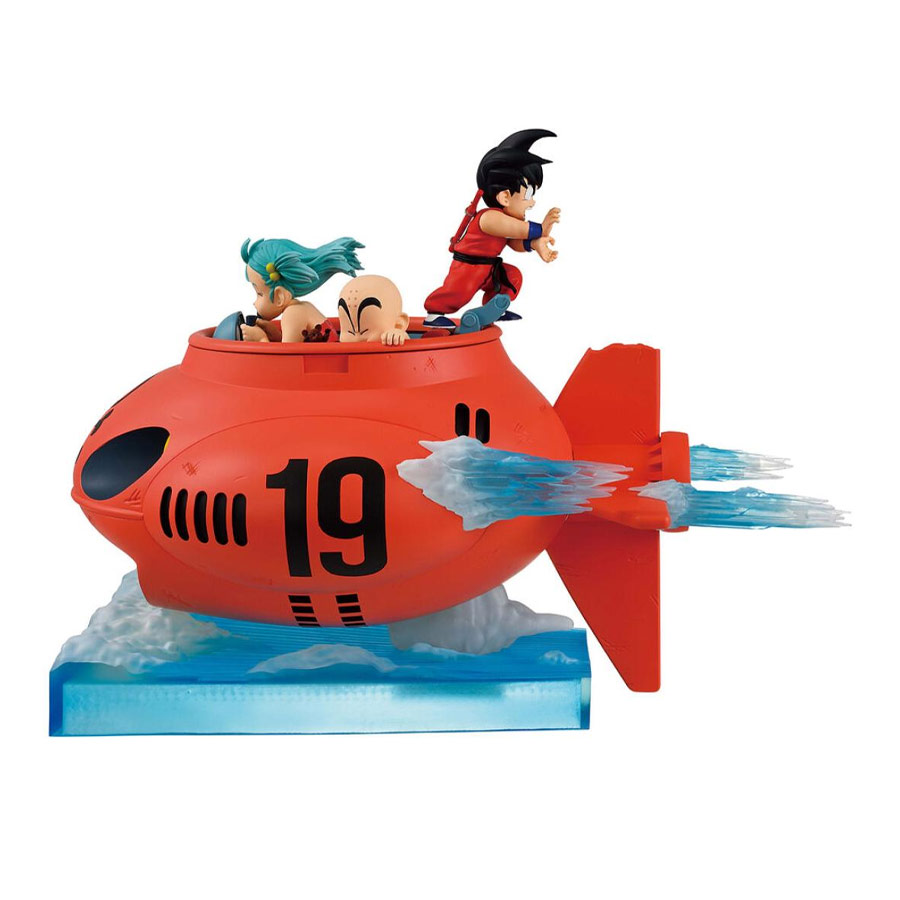 Figura Ichibansho Dragon Ball Son Goku Bulma y Krillin Banpresto